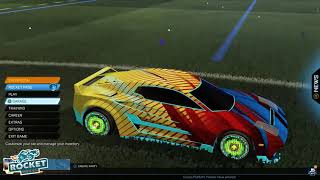 All 20 Rocket League Black Market Decals On Diestro  Intrudium Hex Tide Wet Paint  RocketPrices [upl. by Jonette573]