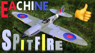 Absolutely Brilliant Eachine RTF 400mm Warbird Series RC Spitfire Anyone Can Fly This [upl. by Margi]