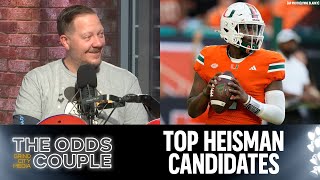 Ole MissArkansas Preview CFB Week 10 Picks Top 5 Heisman Candidates  The Odds Couple [upl. by Nyrmac]