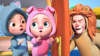 KnockKnock Who Is There  GoBooBoo Kids Songs amp Nursery Rhymes [upl. by Bolger]