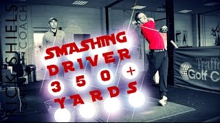 SMASHING DRIVER 350 YARDS WITH PETER FINCH [upl. by Onairpic]