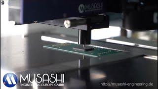 Underfill and Sidefill process with Musashi SuperHiJet [upl. by Darce]