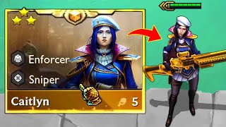 3 star Caitlyn ⭐⭐⭐ TFT Arcane SET 13 [upl. by Anauq]