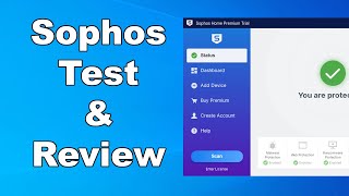 Sophos Antivirus Test amp Review 2021  Antivirus Security Review  High Level Test [upl. by Gnort]