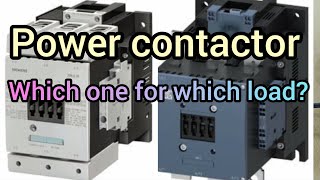 Power Contactors Which one do I need for my load [upl. by Jess]