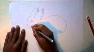 Apprendre à dessiner un lapin mignon [upl. by Esyla219]