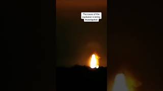 Oxfordshire Huge fireball lights up sky after explosion [upl. by Pet]