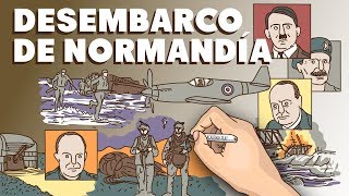 El Desembarco de Normandía Día D [upl. by Merta]