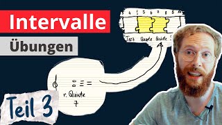 INTERVALLE BESTIMMEN • Jetzt wird geübt Grobbestimmung und Feinbestimmung  TEIL 3 [upl. by Anaila]