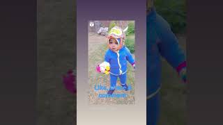 dobadoobadoobadoo comedy masti funny funnymoments babyboy flowers garden [upl. by Lainad]