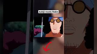 Aokiji meets Robin aokiji robin onepiece [upl. by Terriss]