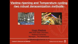 Viedma Ripening and Temperature Cycling Two Robust Deracemization Methods [upl. by Yasmeen]