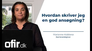 Hvordan skriver jeg en god ansøgning [upl. by Aicert]