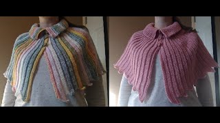 Crochet Capelet Tutorial [upl. by Moureaux878]