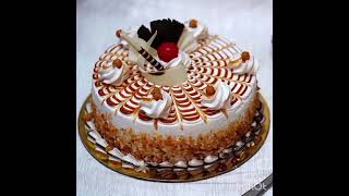 Butterscotch cake decoration ideas 2024 butter scotch cakecake decoration ideascake designing [upl. by Raseda664]