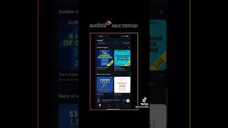 Audible Walkthrough 🎧audiobook shorts [upl. by Bum]