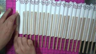 Make Your Own Hand Fan Tutorial [upl. by Wappes]