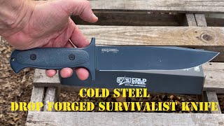 Cold Steel  Drop Forged Survivalist Knife [upl. by Tani]