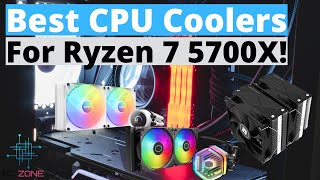 Best CPU Coolers For Ryzen 7 5700X  TOP 3 [upl. by Suedama787]