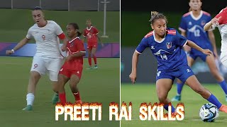 Preeti Rai Skills And Goals  Waff Womens Championship 2024 [upl. by Eppesuig]