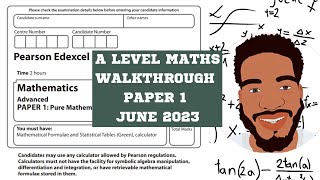 Edexcel A Level Maths  2023 Predicted Paper 1 AJMaths Set A  Paper 1 [upl. by Cassady974]