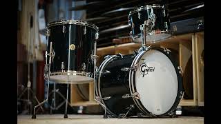 Gretsch 121418quot USA Custom Drum Set  Black Nitron [upl. by Ajat]