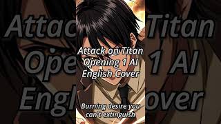 Attack on Titan Opening 1 quotGuren no Yumiyaquot English AI Cover [upl. by Odnalo]