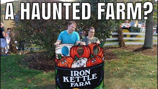 Haunted Pumpkin Farm Iron Kettle Pumpkin Farm  Tioga County NY [upl. by Shirlee486]