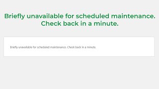 Briefly unavailable for scheduled maintenance Check back in a minute WordPress Error Fixed [upl. by Yehsa]