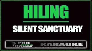 Hiling  SILENT SANCTUARY KARAOKE [upl. by Siravaj12]