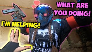 I WAS TRYING TO HELP😳🍒►Paintball Funny Moments amp Fails [upl. by Doralynn]