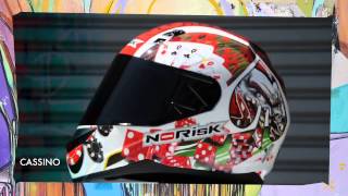 Capacete No Risk391 Modelo Cassino [upl. by Agosto700]