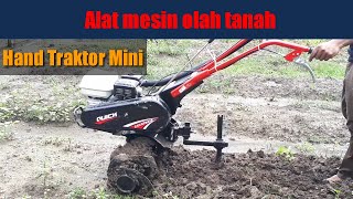 Alat mesin bajak Cultivator Hand Traktor Mini [upl. by Nnylacissej]