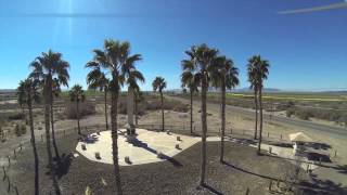 Poston AZWWII Japanese Internment Camp Memorial Aerial ViewGopro [upl. by Cathyleen]