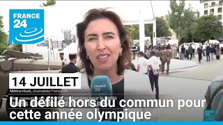 14 juillet  un défilé hors du commun pour marquer lannée olympique à Paris • FRANCE 24 [upl. by Mohorva]