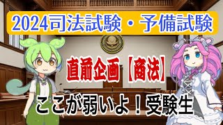 【ずんだもん解説】ここが弱いよ！受験生！【司法試験・予備試験】商法編 [upl. by Atoked]