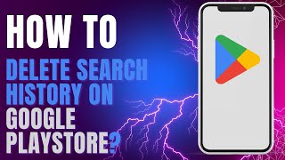 How to Delete Search History on Playstore  Delete Google Play Store Search History [upl. by Nyllij]