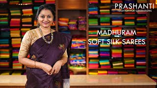 Madhuram Soft Silk Sarees  2 Nov 2020  Prashanti [upl. by Marjana]