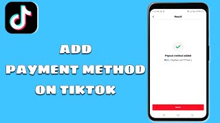 How To Add Payment Method On Tiktok [upl. by Liana220]