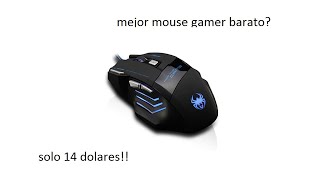 Review mouse Gamer zelotes t80 el mejor mouse de entrada para principiantes seamedusa [upl. by Garik]