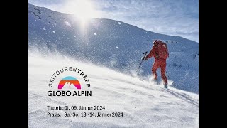 GLOBO ALPIN Webinar zum 11 Skitourentreff [upl. by Dew]