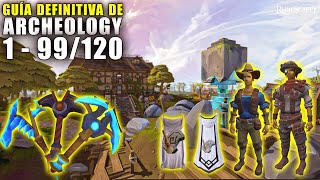 ESPAÑOL Guía completa y definitiva de ARCHEOLOGY Runescape 3 1  99120 [upl. by Zaria583]