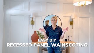 Easy Recessed Panel Wainscoting [upl. by Isayg]