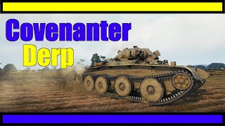 Covenanter Derp  Worst Shell velocity in the game World of tanks [upl. by Onra434]