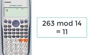 Calculate mod the Remainder using calculator with one step  991ES [upl. by Nywra]