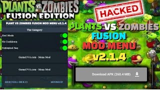 Plants vs Zombies Fusion Edition Mod Apk v214 Unlimited Suns Unlocked All Levels [upl. by Clercq]