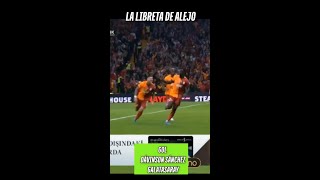 Gol Dávinson Sánchez con Galatasaray [upl. by Ahsiel]