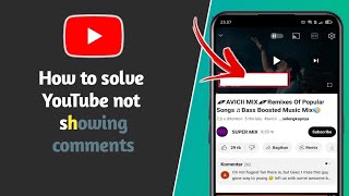 How to solve YouTube not showing comments [upl. by Niloc957]