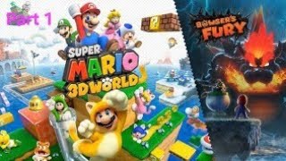 Super Mario 3D World  Bowsers Fury part 1  World One No Commentary [upl. by Clayborn]