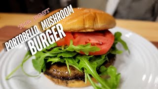 How to make a Portobello Mushroom Burger  Meatless Monday [upl. by Rimidalv]